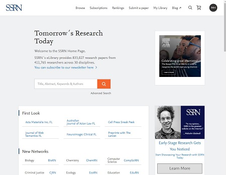 SSRN Website